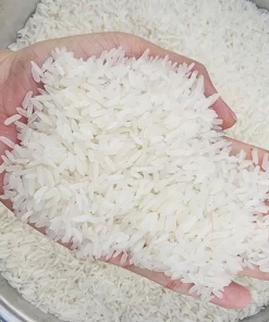 Vietnamese KDM rice grain is long, natural white