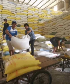 The rice warehouse of Hoang Giao Rice Exporter